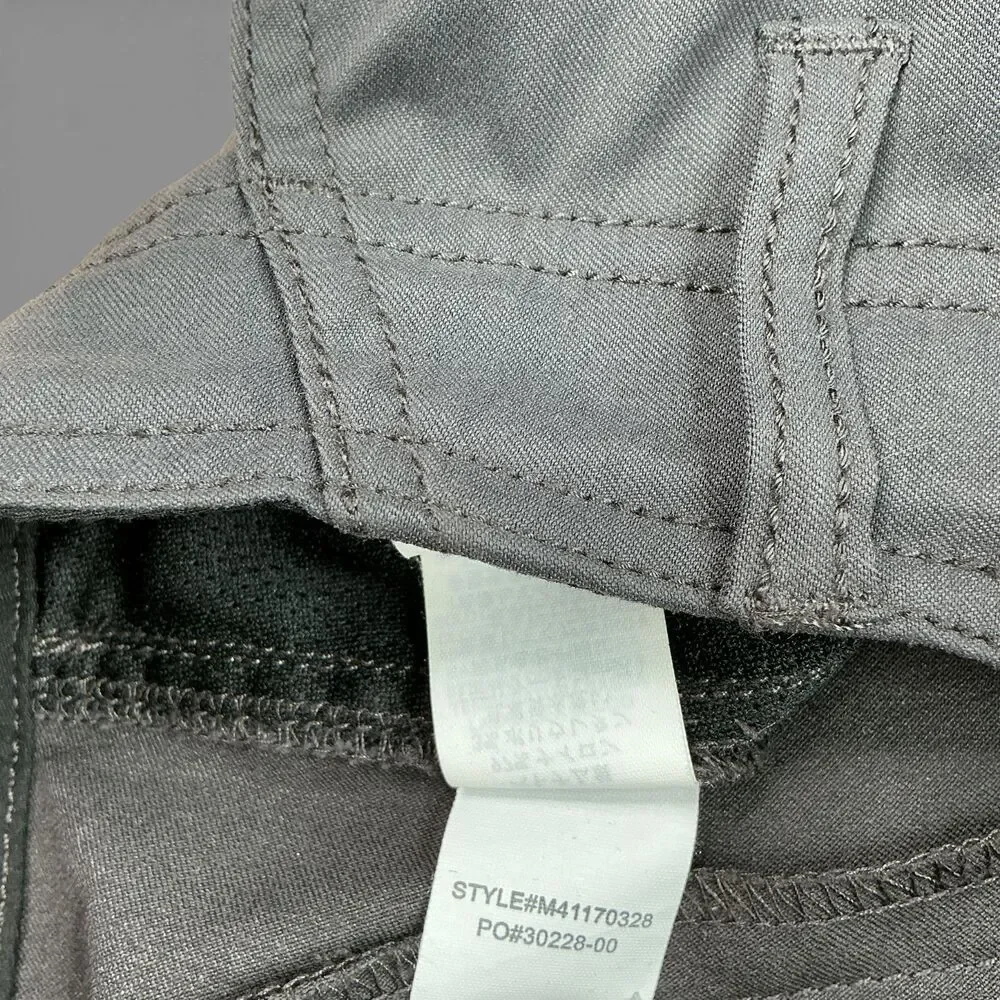 prAna Men’s Zogger Jogger Pants 35x30 Gray Cargo Nylon Belted Gorpcore Hiking - Picture 8 of 10